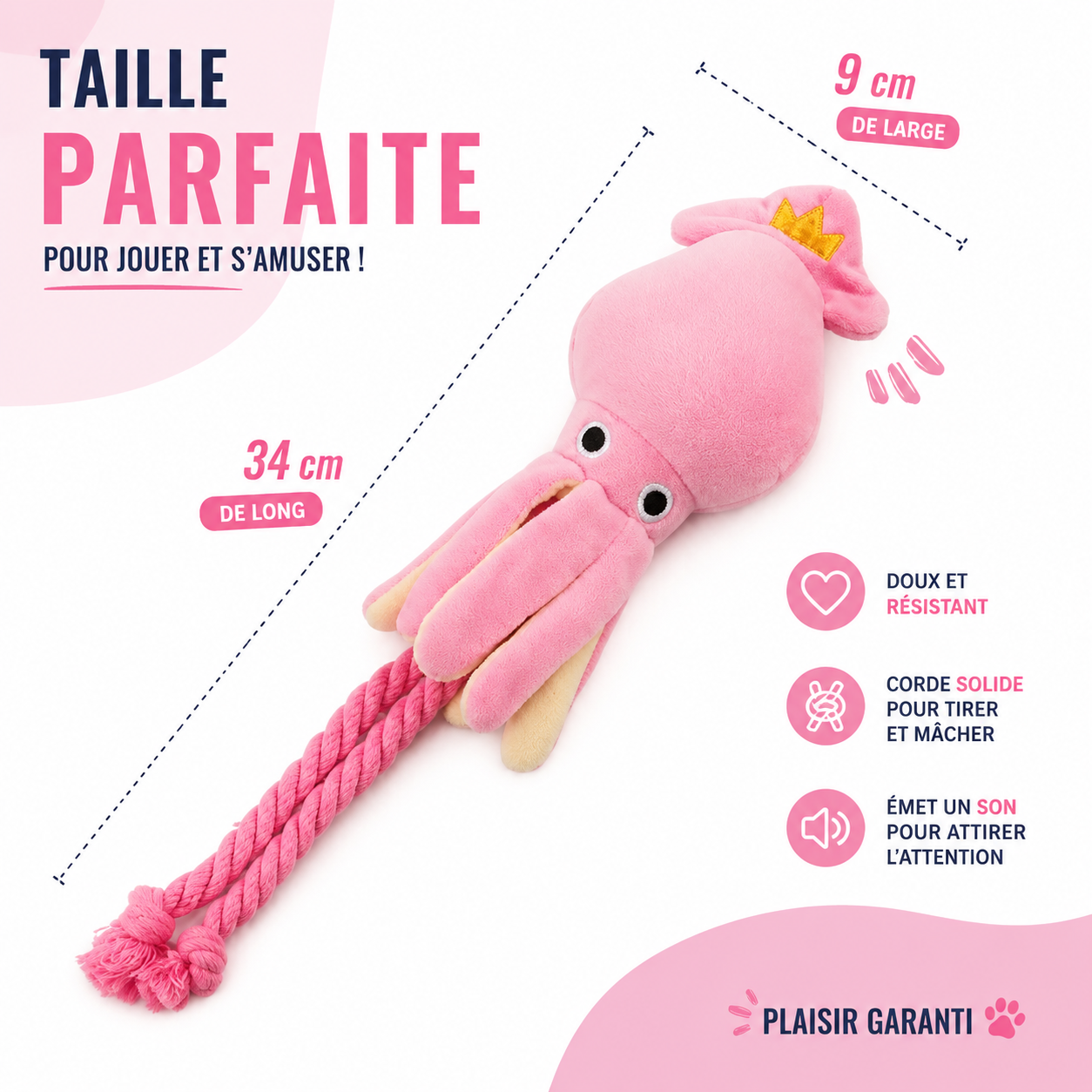 Salomé la pieuvre rose