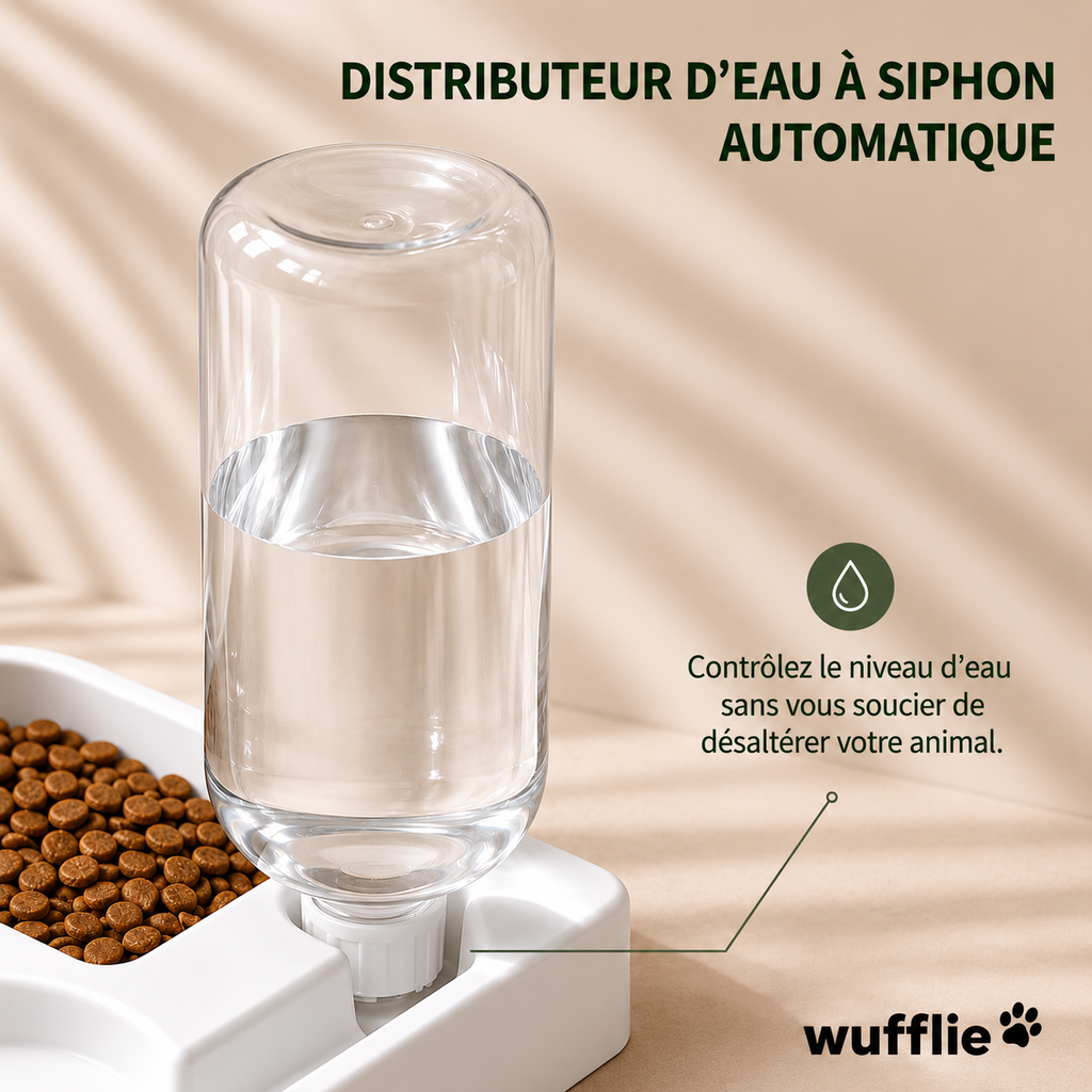 Distributeur d’eau automatique avec gamelle